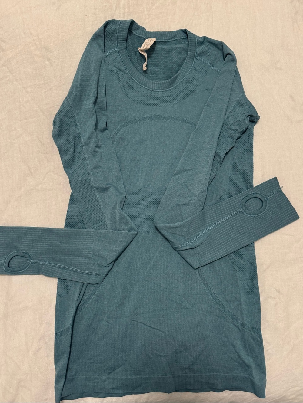 lululemon athletica Teal Long-Sleeve Knit Dress